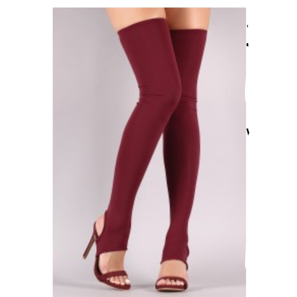 Over the knee heels